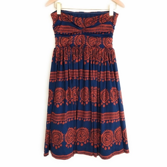 Anthropologie GIRLS FROM SAVOY Oxidized Medallions Tulle Dress - Picture 3 of 8